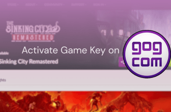 How to activate game key on GOG
